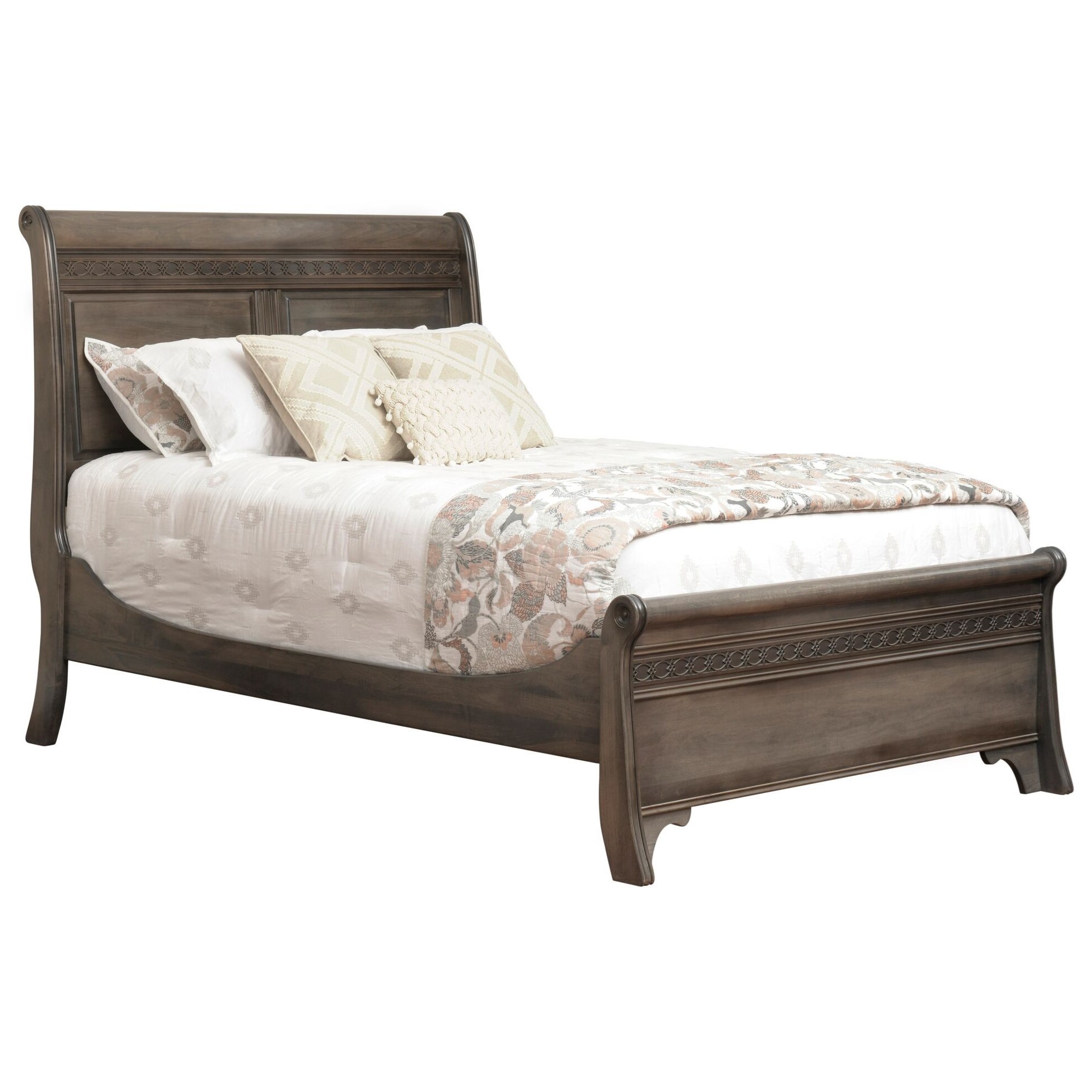 Millcraft Eminence EME242QN Traditional Queen Sleigh Bed with Short
